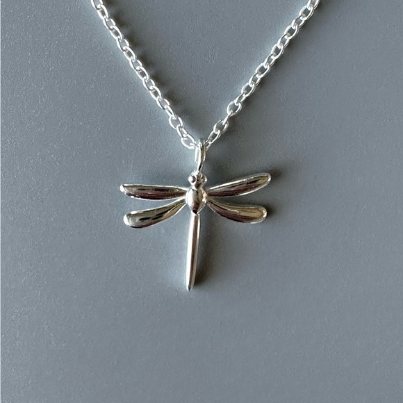 Sterling Silver Dragonfly Necklace - Picture 3 of 13